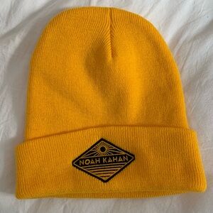 Noah Khan Yellow Sunrise Beanie Hat